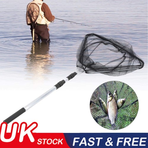 Landing net telescopic folding - net,