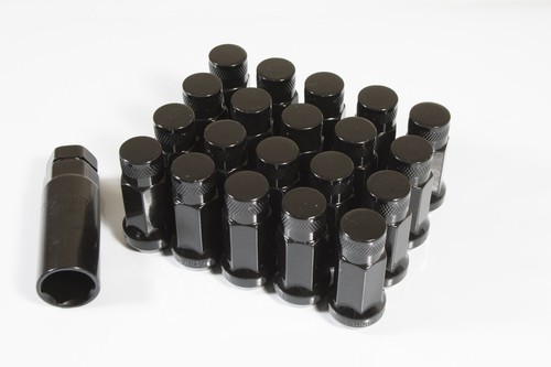Black gt50 wheel nuts 20 - black,
