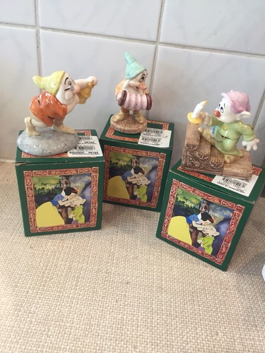 Royal doulton snow white - doulton, 3x