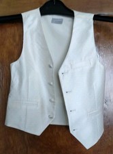 NEXT Boys Signature Ivory Waistcoat Age 5 Years