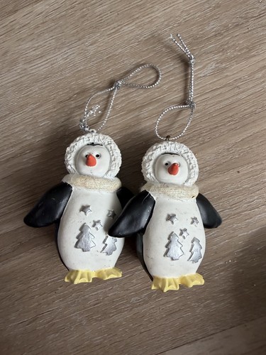 Pair penguin christmas - pair,