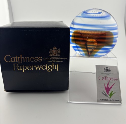 Caithness glass paperweight - glass,