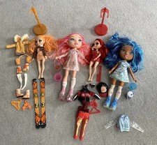 Rainbow High 2 Larger Dolls And 2 Smaller Dolls With Clothes And Slime Making