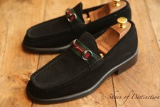 Gucci Black Suede Ribbon