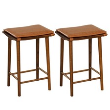 Set of 2 Bar Stools Counter
