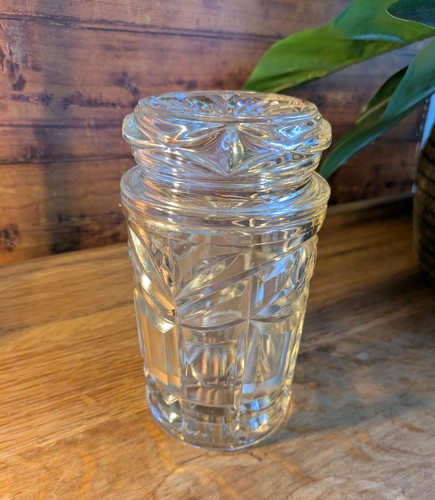 Vintage clear pressed glass - vintage,