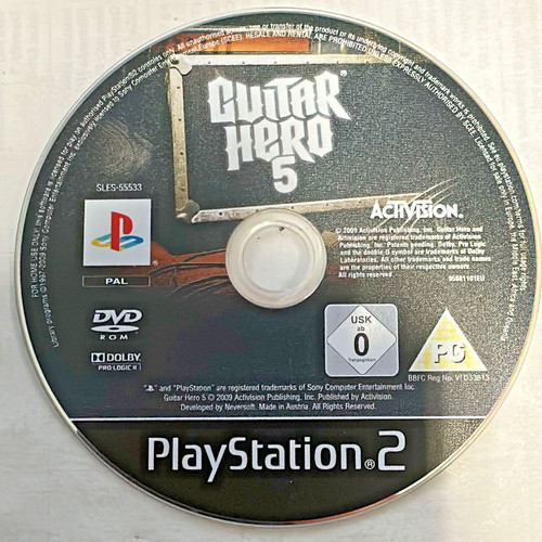 Ps2 guitar hero - hero, 5