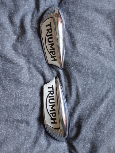 Triumph fuel tank badges - fuel, lc