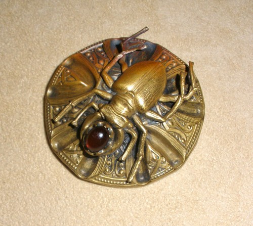 1910 edwardian round - edwardian, scarab