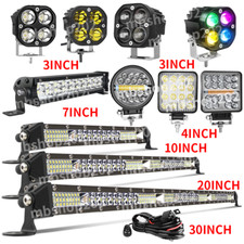 12V LED Work Light Bar Flood