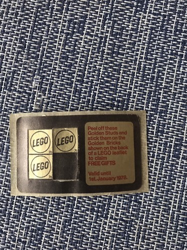Vintage 1976 rare lego golden - rare,