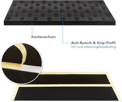 Karat madras rubber stair mats - rubber,