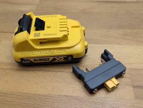 Battery connector adapter for - connector,