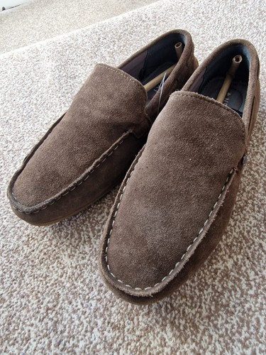 Next khaki green - khaki, suede