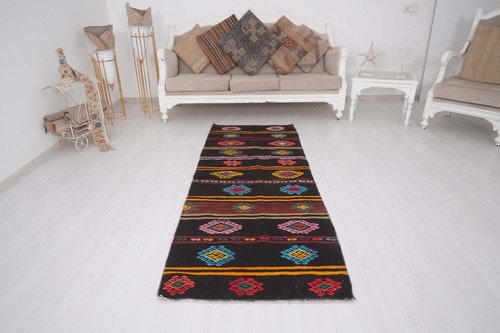 Vintage kilim runner - vintage, 3x7