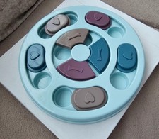 Dog Puzzle Toy Interactive Pet Puppy Treat Dispenser Game Fun Play Train Round