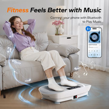 Vibration Plate Whole Body Workout Machine – Home Fitness Power Trainer