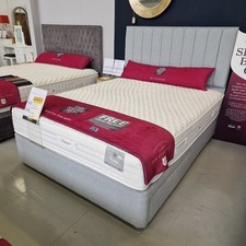 Shire Beds Light Grey Bed Set with Picasso 2000 Mattress RRP£989