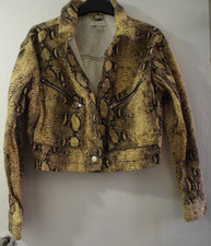 Snakeskin Print Jacket. Punk