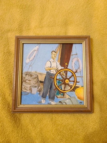 Vnautical framed oil painting - vnautical,