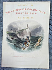 TYNEMOUTH Antique Hand Coloured Print