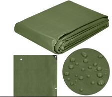 Tarpaulin Sheet Cover Green Waterproof Ground Camping Multipurpose Furniture