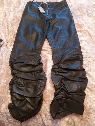 Womens real leather trousers - leather,