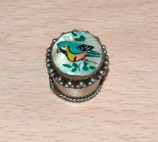 Vintage Silver Tone Mother Of