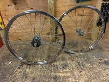 Raleigh Burner BMX Crome Spoked Wheels From 1980s
