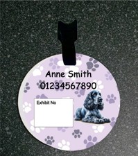 Dog Show Trolley ID Tag Crate