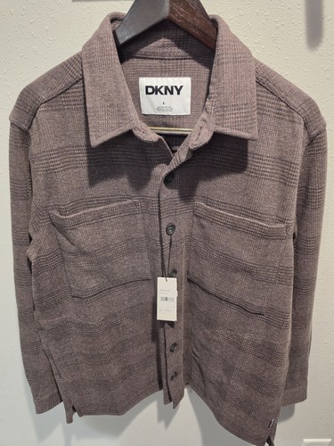 Dkny mens shirt jacket dark - shirt/jacket,