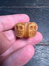 Vintage Yak Bone Skull Counter