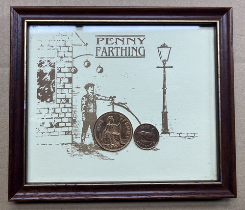Penny farthing coins - farthing,