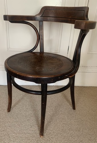 Antique bentwood armchair - bentwood,