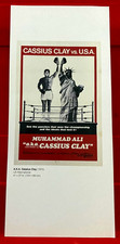 A.k.a. Cassius Clay Muhammad Ali Movie/Film Poster Art PICTURE/PRINT 11"x 5"