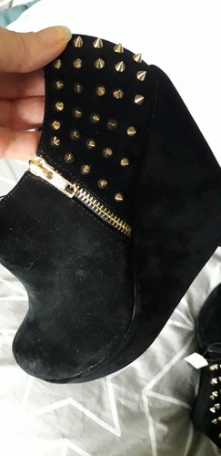 New ladies studded wedge - new,