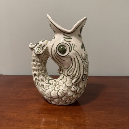 Antique majolica glug - antique,
