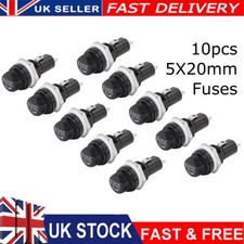 10PCS Panel Mount Chassis Fuse