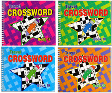 Set 4 x Crossword Puzzle Books