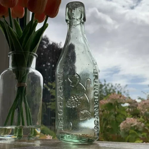 Antique glass underwoods - antique, d.