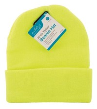 Beanie Hat Hi Viz Mens Ladies