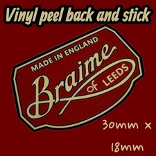 Braime Of Leeds vintage jug pourer Classic Vintage Oiler Vinyl Sticker England #