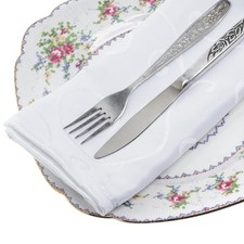 Luxury White Damask Jacquard