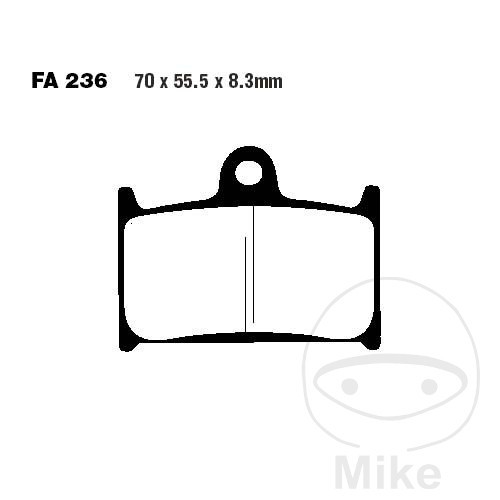 Ebc sintered brake - sintered, pads
