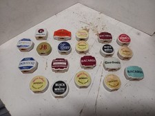 Vintage Collection Of 20 Ceramic Pub Bottle Optic Labels.