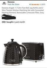 DAEWOO Argyle Retro Set Kettle