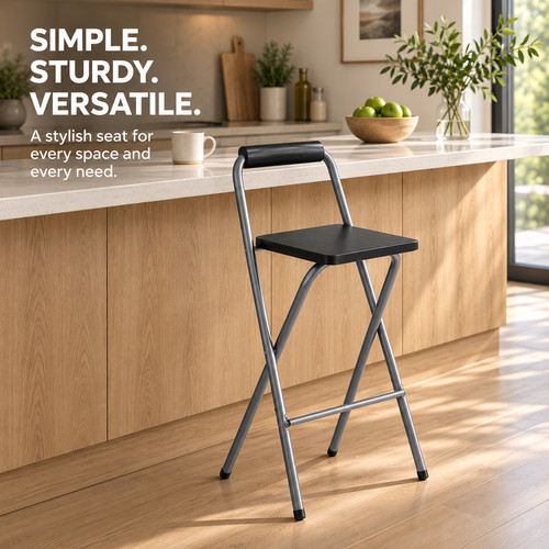Folding breakfast bar stool - bar,