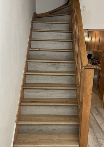 Oak stair cladding step kit - oak, 12