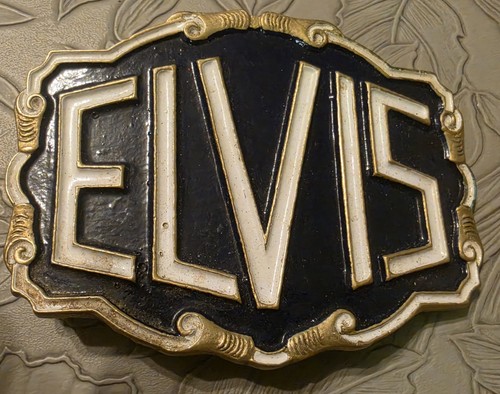 Elvis presley belt buckle - elvis,