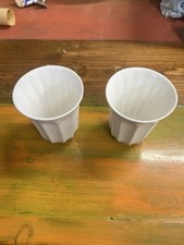 Hotel Chocolat x 2 Ceramic Pod Cups for the Velvetiser Andrew Wicks Design Pair